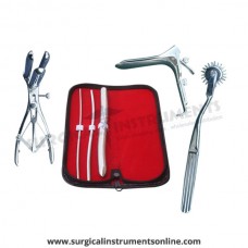 Hegar uterine dilator 3 pieces set,3-4, 5-6, 15-16, pinwheel, mathieu, grave large